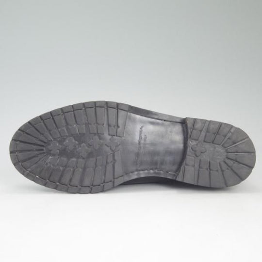 極上★(伊)サントーニ SIZE 9【★ブラックラピド製法/NUVOLAライン】141211/シュリンクレザー/黒/プレーントゥ/SANTONI★c662