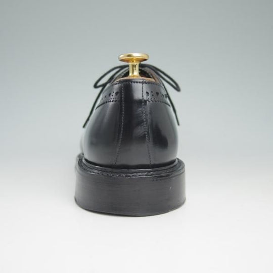 美品★(英)チーニー 7E【★セミブローグ/125ラスト】黒/カーフ/CHEANEY★c671