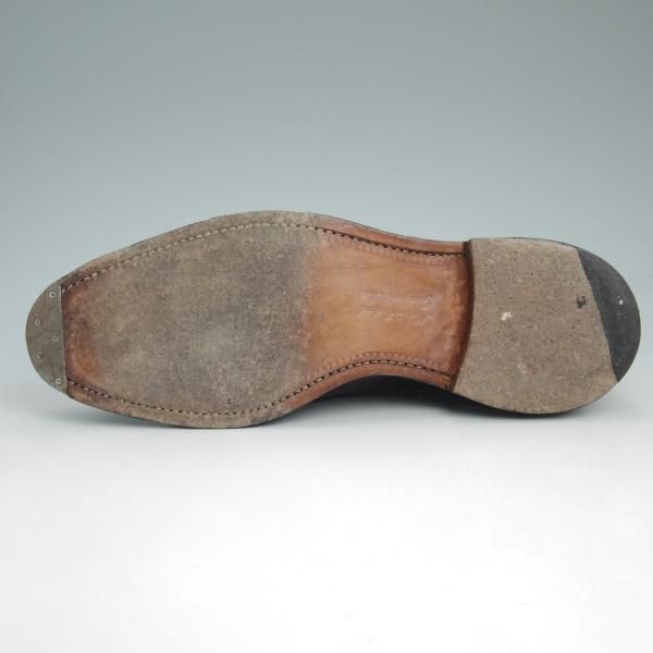 美品★(英)チーニー 7E【★セミブローグ/125ラスト】黒/カーフ/CHEANEY★c671