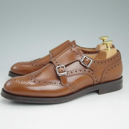 新品★チャーチ(レディース) SIZE 36【★ダブルモンク/LANA R】ポリッシュドバインダーカーフ/サンダルウッド/Church's★c677