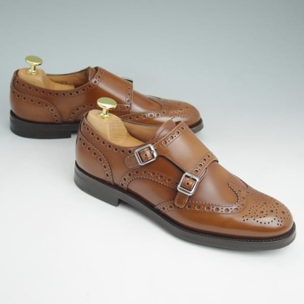 新品★チャーチ(レディース) SIZE 36【★ダブルモンク/LANA R】ポリッシュドバインダーカーフ/サンダルウッド/Church's★c677