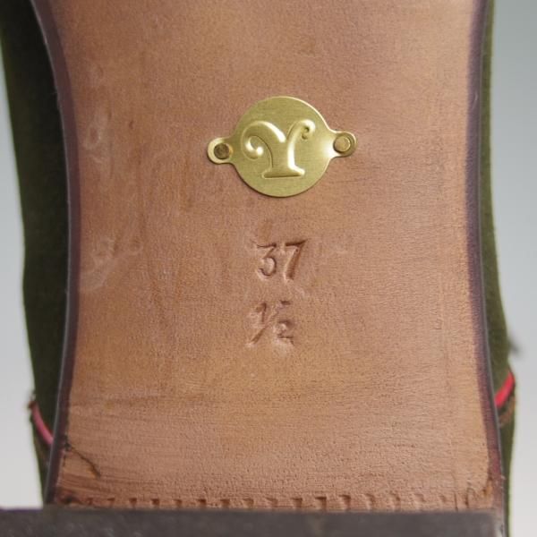 極美品★(伊製)レユッカス/Le Yucca's(レディース) サイズ37.5【★エンツォ・ボナフェ製 】スエード/ジャーナルスタンダード/Enzo Bonafe★c678