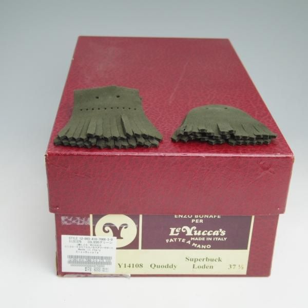 極美品★(伊製)レユッカス/Le Yucca's(レディース) サイズ37.5【★エンツォ・ボナフェ製 】スエード/ジャーナルスタンダード/Enzo Bonafe★c678