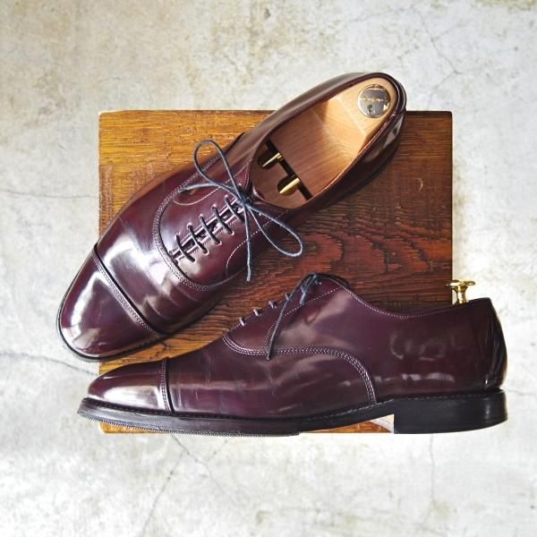 極上★(米)アレンエドモンズ 9.5D【定価￥75,900-★パークアベニュー/Park Avenue】ストレートチップ/赤茶/ALLEN EDMONDS★c681
