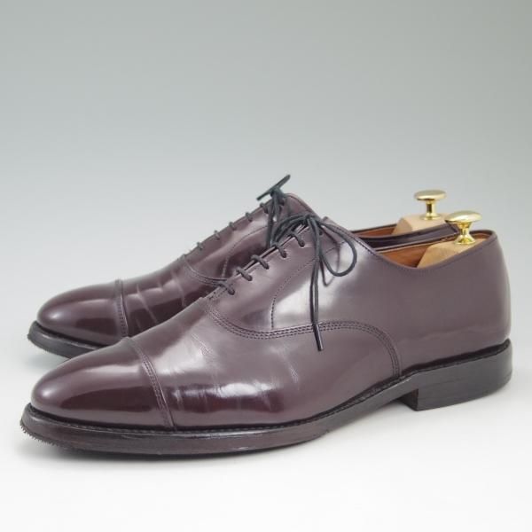極上★(米)アレンエドモンズ 9.5D【定価￥75,900-★パークアベニュー/Park Avenue】ストレートチップ/赤茶/ALLEN EDMONDS★c681