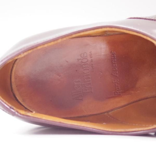 極上★(米)アレンエドモンズ 9.5D【定価￥75,900-★パークアベニュー/Park Avenue】ストレートチップ/赤茶/ALLEN EDMONDS★c681
