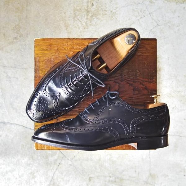 美品★(英)アルフレッドサージェント UK7.5【★エンフィールド/ENFIELD】87ラスト/6024/フルブローグ/サージェント/Alfred Sargent★c682