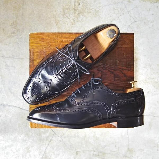 美品★(英)アルフレッドサージェント UK7.5【★エンフィールド/ENFIELD】87ラスト/6024/フルブローグ/サージェント/Alfred Sargent★c682