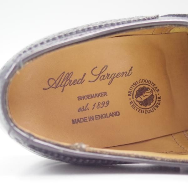 美品★(英)アルフレッドサージェント UK7.5【★エンフィールド/ENFIELD】87ラスト/6024/フルブローグ/サージェント/Alfred Sargent★c682