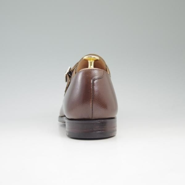 美品★クロケット&ジョーンズ 8.5E【★ラウンズ/LOWNDES】348ラスト/ダブルモンク/グレインレザー/Crockett&Jones★c683