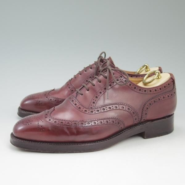極上★トリッカーズ SIZE 6.5【★ドレスライン/M6229】フルブローグ/赤茶/カーフ/Tricker's★c685