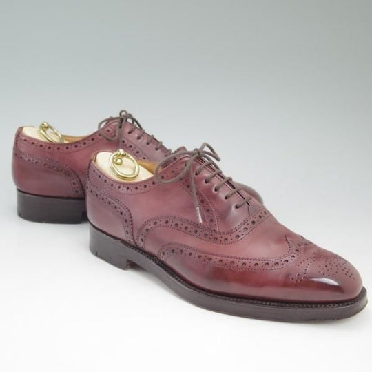 極上★トリッカーズ SIZE 6.5【★ドレスライン/M6229】フルブローグ/赤茶/カーフ/Tricker's★c685