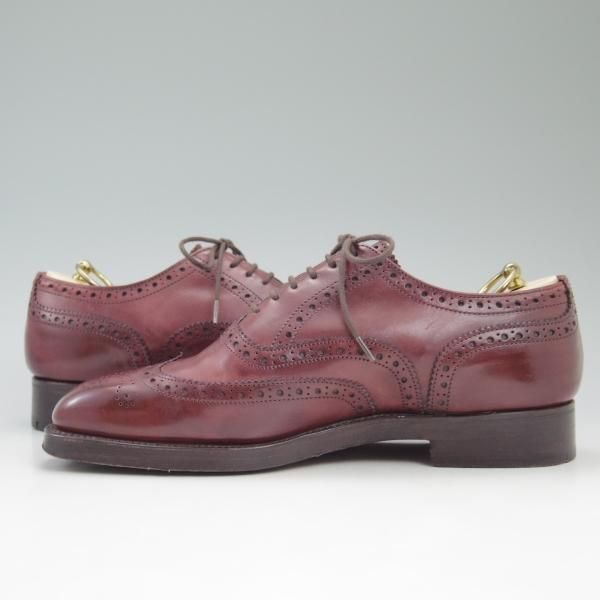 極上★トリッカーズ SIZE 6.5【★ドレスライン/M6229】フルブローグ/赤茶/カーフ/Tricker's★c685