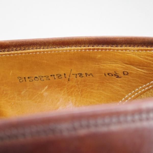 極上★クロケット&ジョーンズ UK10/US10.5D【貴重★コードバン/ブラウン系色】ラルフローレン別注/Ralph Lauren/Crockett&Jones★c693