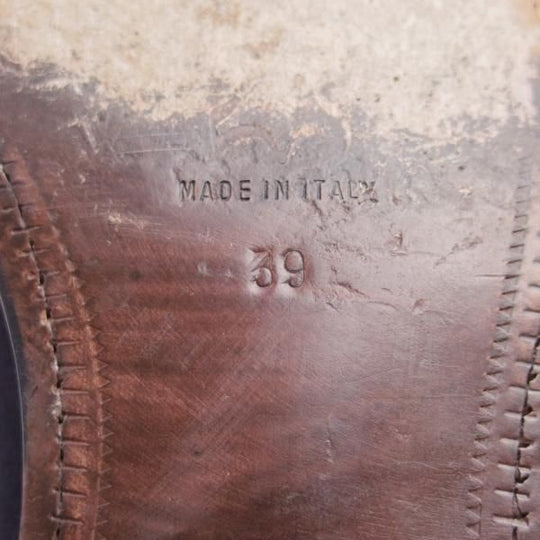 美品★(伊)クラウディオ・マリーニ 39【★(広尾)Al Bazar Tokyo別注/ブラックラピド製法】ダブルモンク/スエード/CLAUDIO MARINI★c695