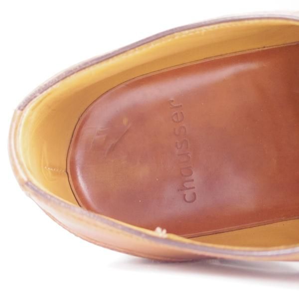 極上★ショセ 26cm/SIZE 42【貴重★コードバン仕様/ナチュラルカラー】プレーントゥ/chausser★c696