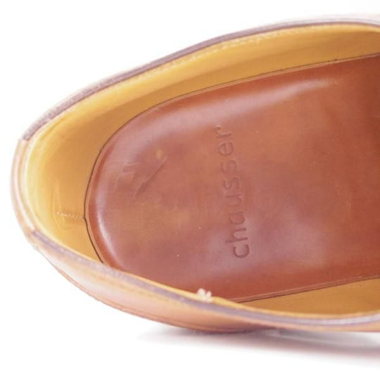 極上★ショセ 26cm/SIZE 42【貴重★コードバン仕様/ナチュラルカラー】プレーントゥ/chausser★c696