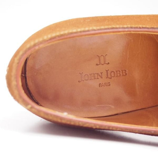 美品★ジョンロブ 6.5E【貴重★PARISロゴ時代/236ラスト/PIERSON】プレーントゥ/スエード/JOHN LOBB★c697