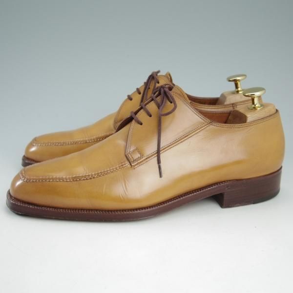 美品★(伊)ボノーラ SIZE 39.5【貴重★旧ボノーラ】Uチップ/茶/BONORA★c703