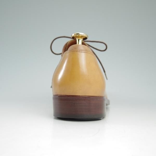 美品★(伊)ボノーラ SIZE 39.5【貴重★旧ボノーラ】Uチップ/茶/BONORA★c703