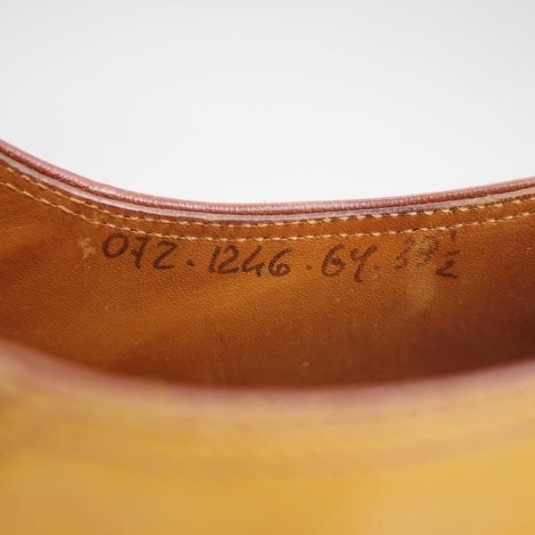 美品★(伊)ボノーラ SIZE 39.5【貴重★旧ボノーラ】Uチップ/茶/BONORA★c703