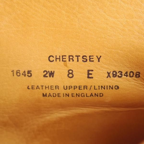美品★クロケット&ジョーンズ 8E【名作★チャートシー/CHERTSEY】スエード/224ラスト/チャッカブーツ/茶/Crockett&Jones★c705