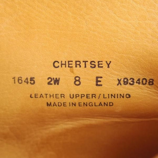 美品★クロケット&ジョーンズ 8E【名作★チャートシー/CHERTSEY】スエード/224ラスト/チャッカブーツ/茶/Crockett&Jones★c705