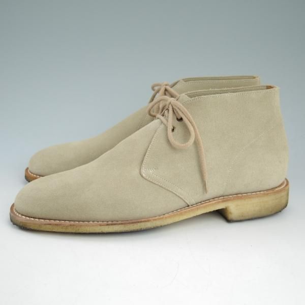 美品★チャーチ 75F/UK7.5【★SAHARA/81ラスト】チャッカブーツ/スエード/サハラ/4都市ロゴ/Church's★c706