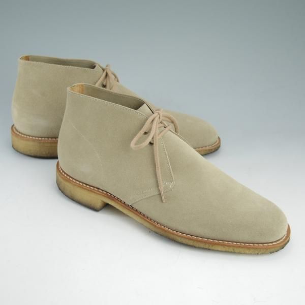 美品★チャーチ 75F/UK7.5【★SAHARA/81ラスト】チャッカブーツ/スエード/サハラ/4都市ロゴ/Church's★c706