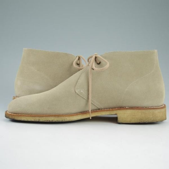美品★チャーチ 75F/UK7.5【★SAHARA/81ラスト】チャッカブーツ/スエード/サハラ/4都市ロゴ/Church's★c706