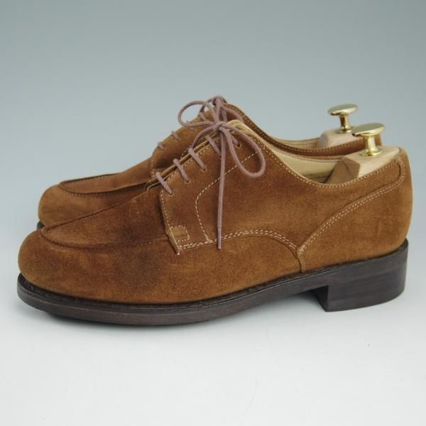 美品★パラブーツ SIZE 5.5【貴重★ドレス仕様シャンボード/CHAMBORD】スエード/アクティブソール/Uチップ/Paraboot★c707