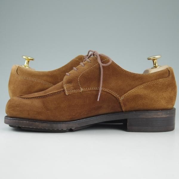 美品★パラブーツ SIZE 5.5【貴重★ドレス仕様シャンボード/CHAMBORD】スエード/アクティブソール/Uチップ/Paraboot★c707