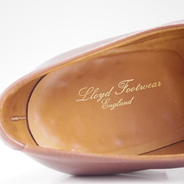 クロケット製　 Lioyd footwear　上質素材の個体　名作サドル　7.5 極上☆クロケット&ジョーンズ 7.5E【☆ロイドフットウェア/Lloyd