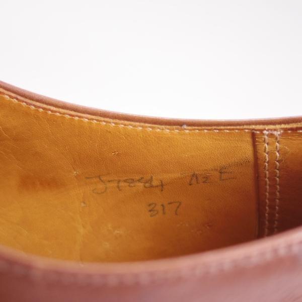 極上★クロケット&ジョーンズ 7.5E【★ロイドフットウェア/Lloyd Footwear別注】317ラスト/カーフ/Jシリーズ/Crockett&Jones★c710