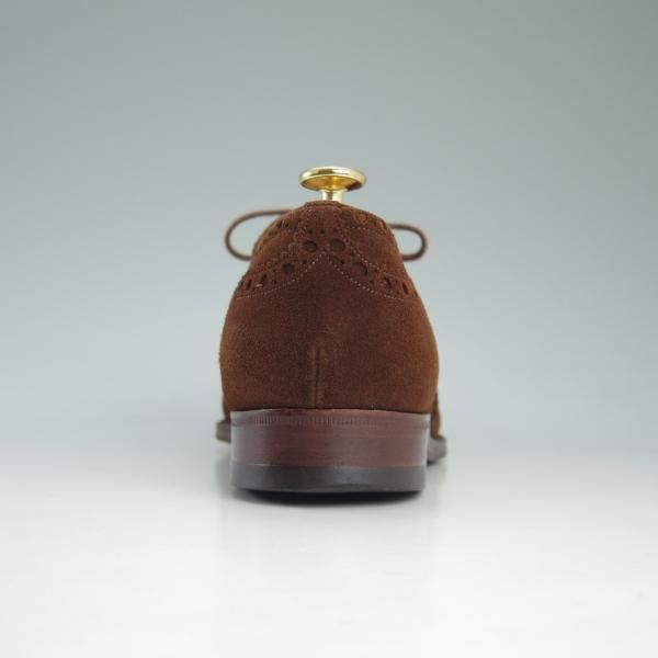 美品★チャーチ 80F/UK8【★アンテロープ革/REAL CAPE BUCK/旧チャーチ】BUCK 5/73ラスト/3都市ロゴ/スエード/フルブローグ/Church's★c714