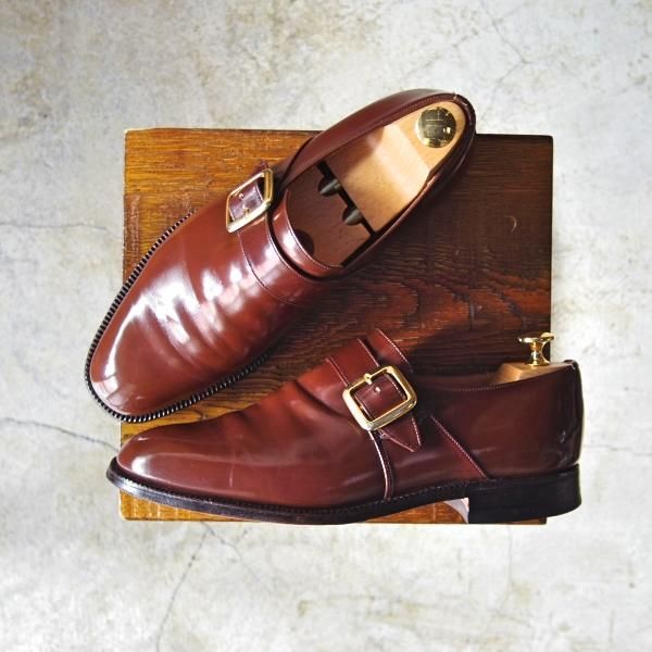 極上★チャーチ 70F/UK7【★ブックバインダーカーフ/3都市ロゴ/73ラスト】Westbury/旧チャーチ/モンクストラップ/Church's★c715