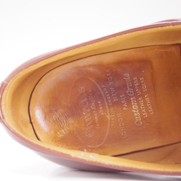 極上★チャーチ 70F/UK7【★ブックバインダーカーフ/3都市ロゴ/73ラスト】Westbury/旧チャーチ/モンクストラップ/Church's★c715