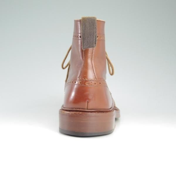 美品★トリッカーズ SIZE 8【★マロンアンティーク/MALTON/モールトン/M2508】カーフ/カントリーブーツ/Tricker's★c717