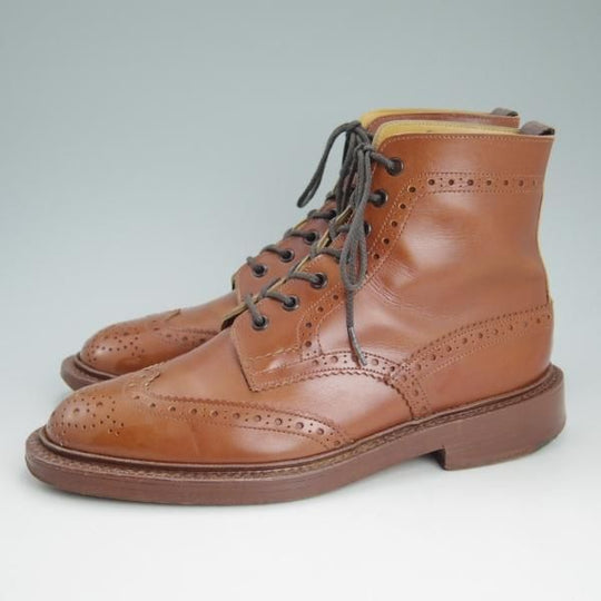 極上★トリッカーズ SIZE 7.5【★マロンアンティーク/MALTON/モールトン】M2508/茶/カントリーブーツ/カーフ/Tricker's★c719