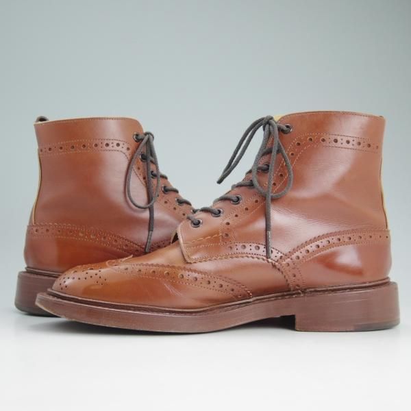 極上★トリッカーズ SIZE 7.5【★マロンアンティーク/MALTON/モールトン】M2508/茶/カントリーブーツ/カーフ/Tricker's★c719