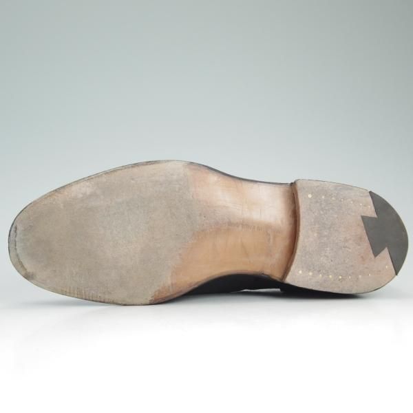 美品★トリッカーズ SIZE 6【希少★サイドエラスティック/コンビ仕様/スエード×カーフ】M7941/スリッポン/メンズ/短靴/Tricker's★c721
