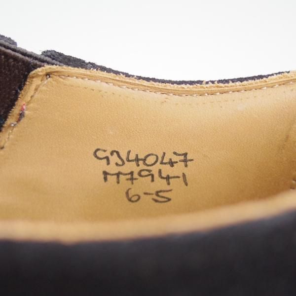 美品★トリッカーズ SIZE 6【希少★サイドエラスティック/コンビ仕様/スエード×カーフ】M7941/スリッポン/メンズ/短靴/Tricker's★c721