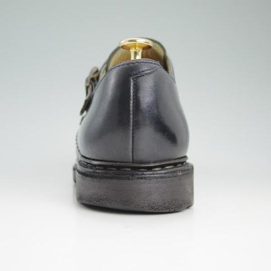 ★パラブーツ SIZE 8.5【★紺色/ウィリアム/WILLIAM】ネイビー/NUIT/ダブルモンク/リスレザー/カーフ/Paraboot★c727