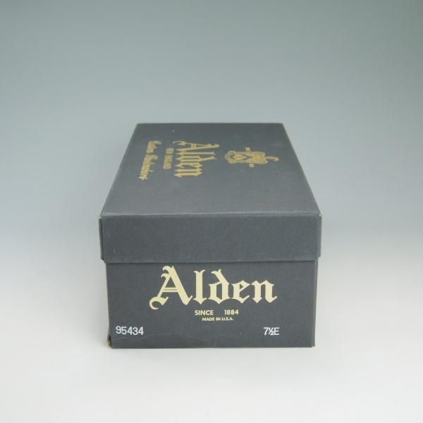 極美品★オールデン 7.5D【★プランテーションソール仕様/バリーラスト】スエード/95434/紺/ネイビー/Alden★c732