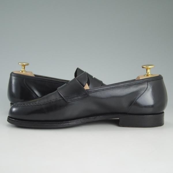 クロケット＆ジョーンズ ユナイテッドアローズ 　コインローファー　ブラック　黒 Crockett&Jones（クロケットアンドジョーンズ）【HAND GRADE