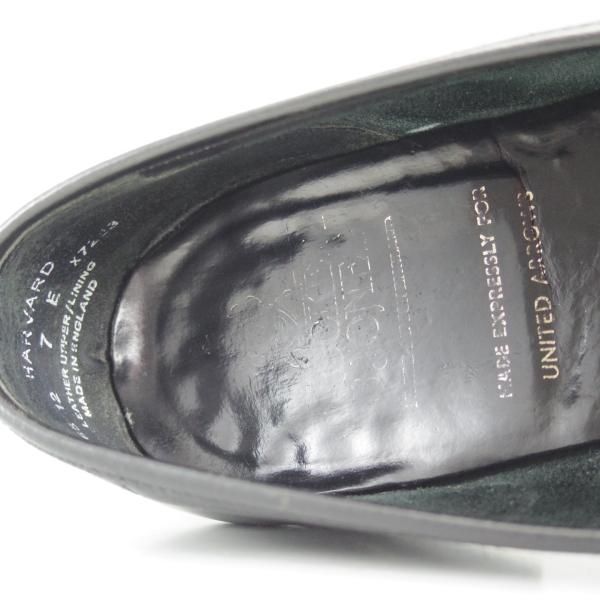 極上★クロケット&ジョーンズ 7E【★ユナイテッドアローズ別注/HARVARD】314ラスト/コインローファー/United Arrows/Crockett&Jones★c735