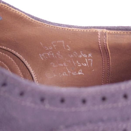 未使用★チャーチ 60F/UK6【貴重★2都市ロゴ時代/デッドストック品/73ラスト】スエード/charter/WHILP FLEX/旧チャーチ/Church's★c738