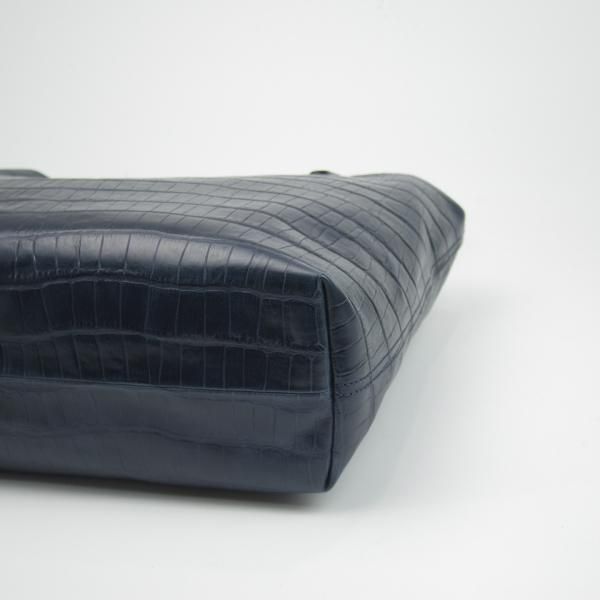 美品★フェリージ/Felisi【★トートバッグ/15-50】レザー/クロコ型押し/トート/バッグ/ユニセックス/メンズ&レディース/ビジネス★N5181