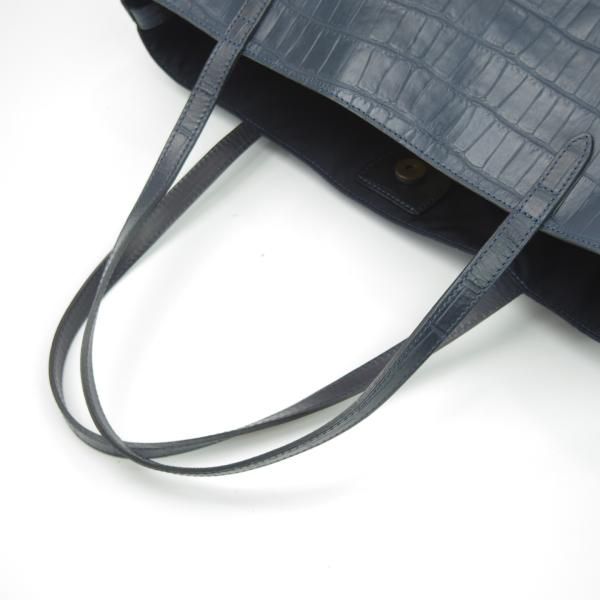 美品★フェリージ/Felisi【★トートバッグ/15-50】レザー/クロコ型押し/トート/バッグ/ユニセックス/メンズ&レディース/ビジネス★N5181