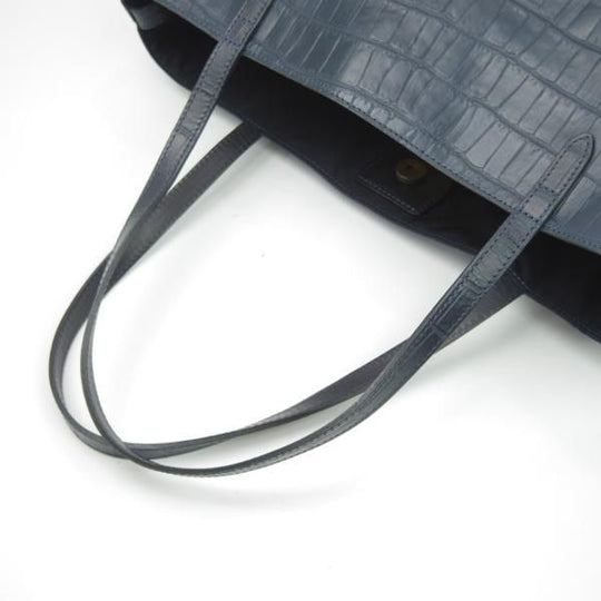 美品★フェリージ/Felisi【★トートバッグ/15-50】レザー/クロコ型押し/トート/バッグ/ユニセックス/メンズ&レディース/ビジネス★N5181